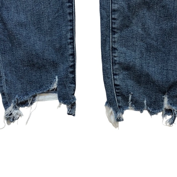 J Brand Alana Fix Up Destruct Size 27 Ankle Medium Blue - Picture 7 of 15